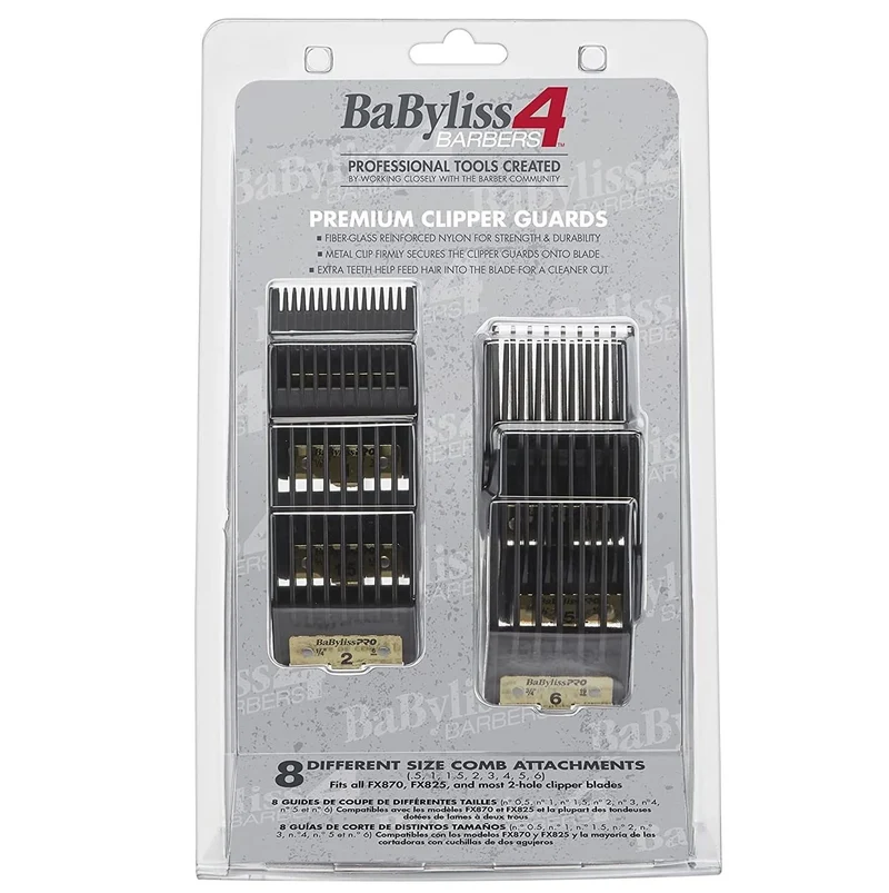 Ensemble de 8 guides de coupe "FXPCG Premium Clipper Guards"
