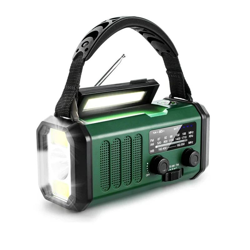 Radio di Emergenza Professionale - Manovrabile e Solare - Potente e Durevole