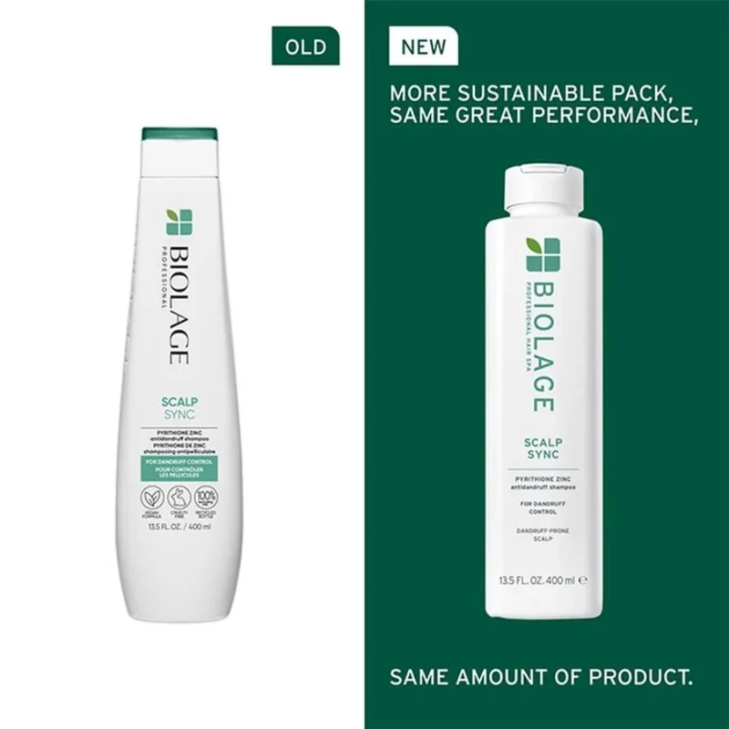 Shampoing antipelliculaire "Scalp Sync" pyrithione de zinc (400ml/13.5oz)
