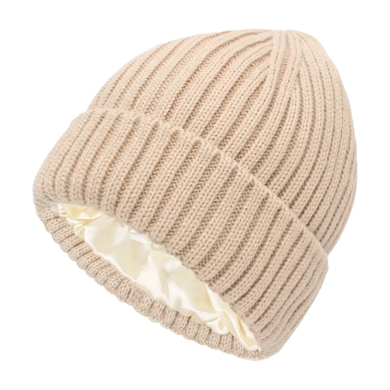 Bonnet Mixte Doublure en Satin - Prenez soin de vos Cheveux