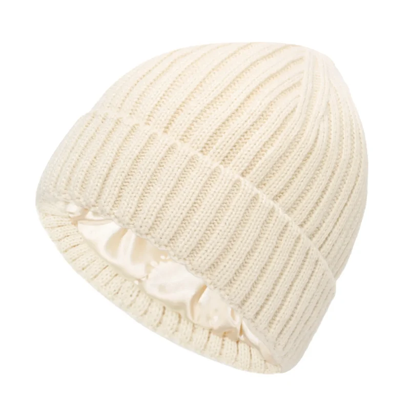 Bonnet Mixte Doublure en Satin - Prenez soin de vos Cheveux