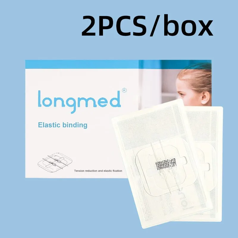 2x Pansements de Suture pour Plaie à Glissière