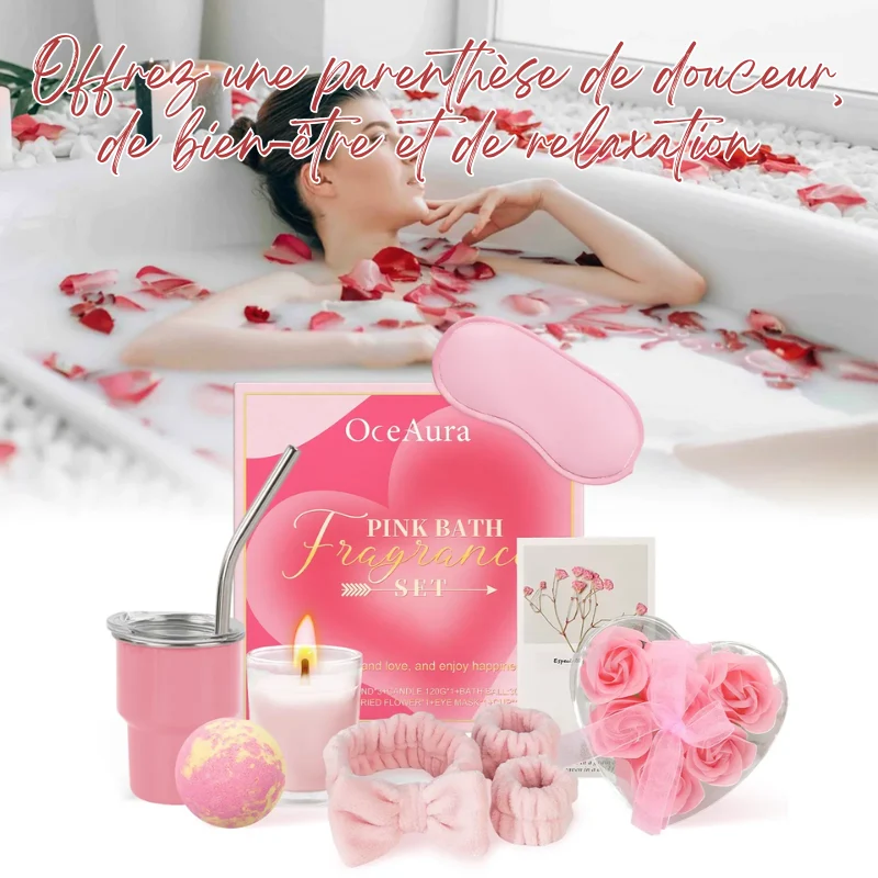 PINKY RELAX - Coffret Cadeau SPA & Détente pour Femme