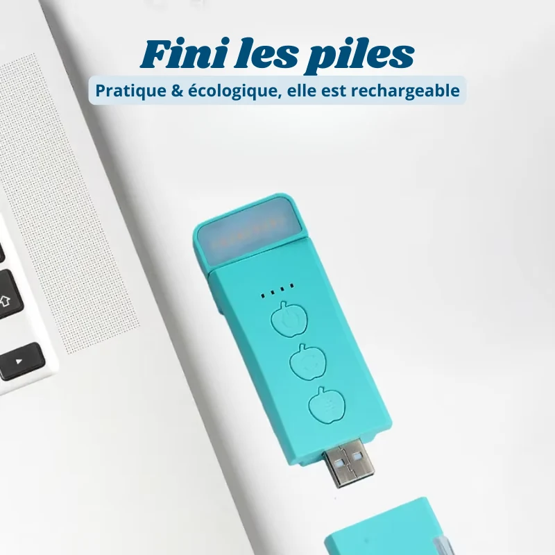 Mini Lampe à Clip de Lecture Portable - 3 Lumières + 5 Intensités