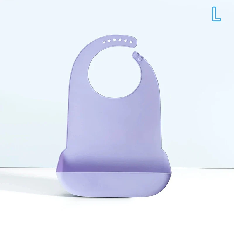 Bavoir Repas Adulte en Silicone – Imperméable & Profond