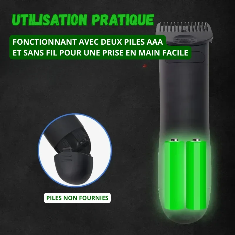 Tondeuse Cheveux & Corps Spéciale Zones Intimes - Homme