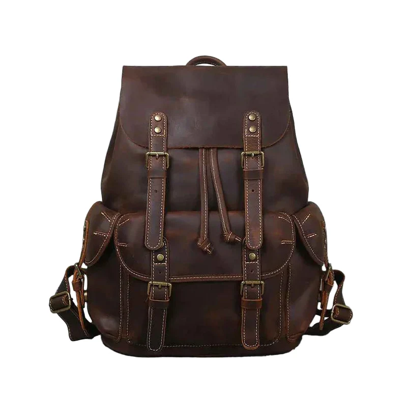 Zaino Vintage da Uomo con Ampio Interno
