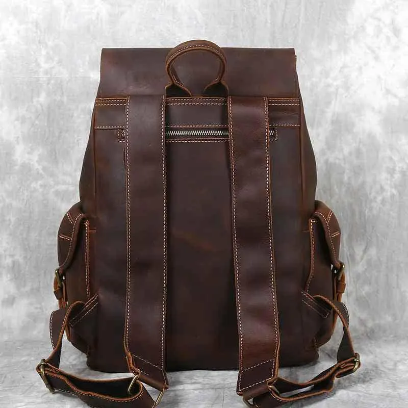 Zaino Vintage da Uomo con Ampio Interno