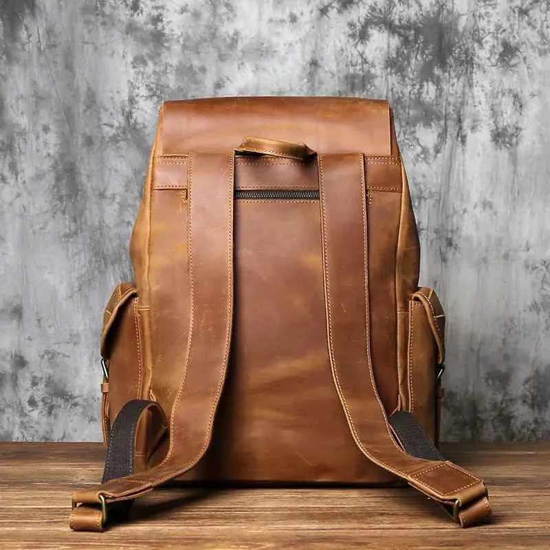 Zaino Vintage da Uomo con Ampio Interno