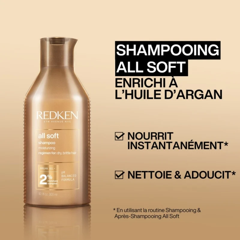 Shampoing hydratant "All Soft"