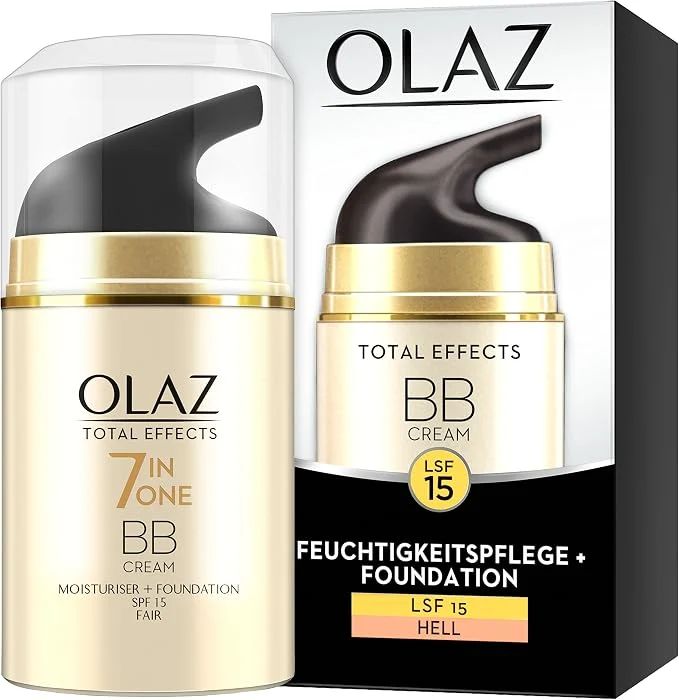 Olaz Total Effects Anti-Ageing 7-in-1 BB Cream with SPF 15, Light Skin Types, 50 ml
