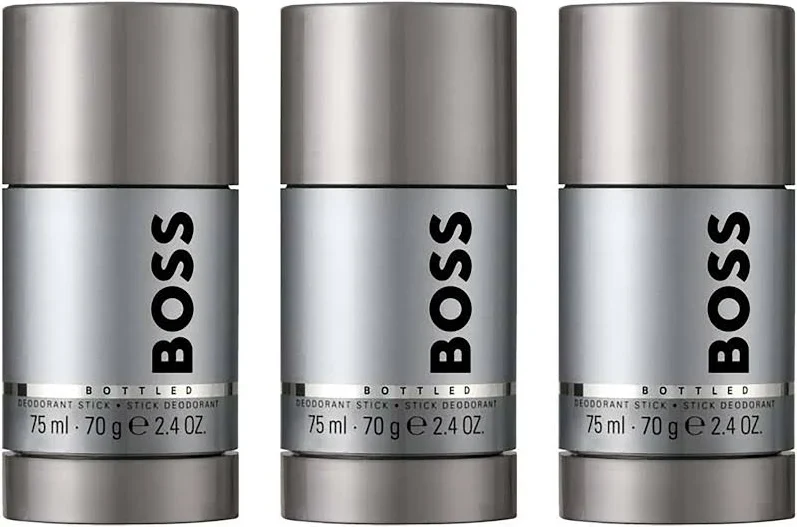 3 x Hugo Boss Bottled Deostick 75ml