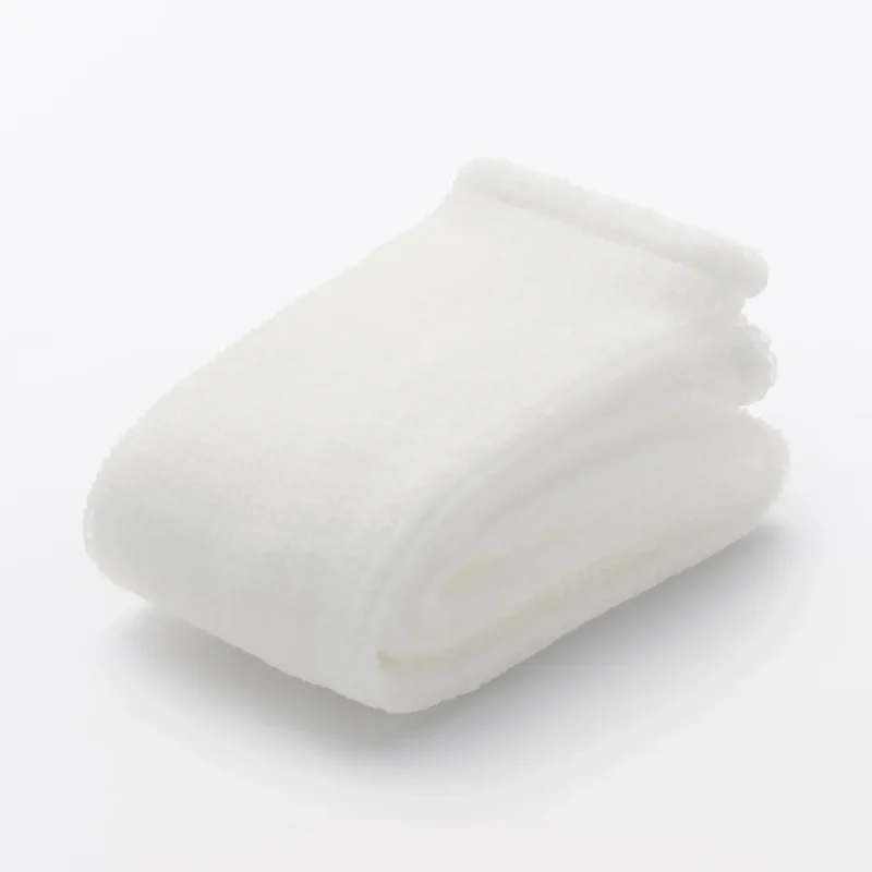 MUJI Foaming Body Towel Dark Gray 25 x 95 cm Rich Lather Bath