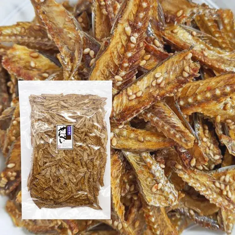 Takahira Fish Bone Crackers Snack 380 g Japanese Sesame Flavor
