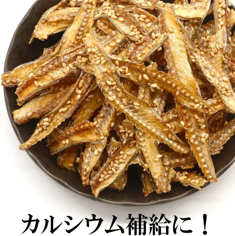 Takahira Fish Bone Crackers Snack 380 g Japanese Sesame Flavor