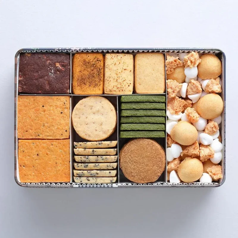 Brand Yonemura Cookie Handmade Assortment, 12 Flavors, 1 Can