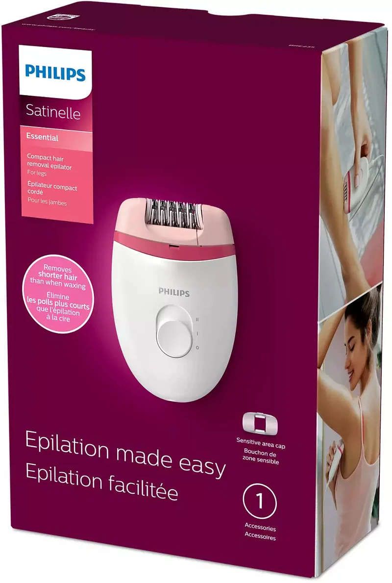 Épilateur compact, Satinelle Essential, Philips BRE235/04