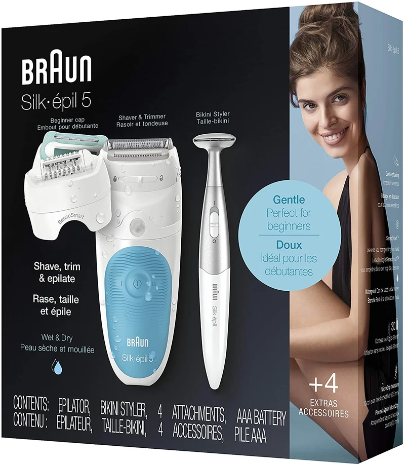Épilateur pour femme, Braun Silk-Epil 5 (modèle 810)