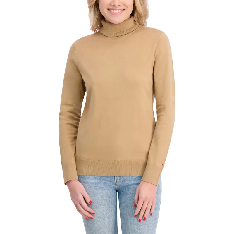 TOMMY HILFIGER - Chandail à Col Roulé pour Femme