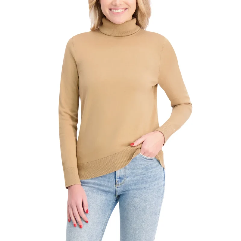 TOMMY HILFIGER - Chandail à Col Roulé pour Femme