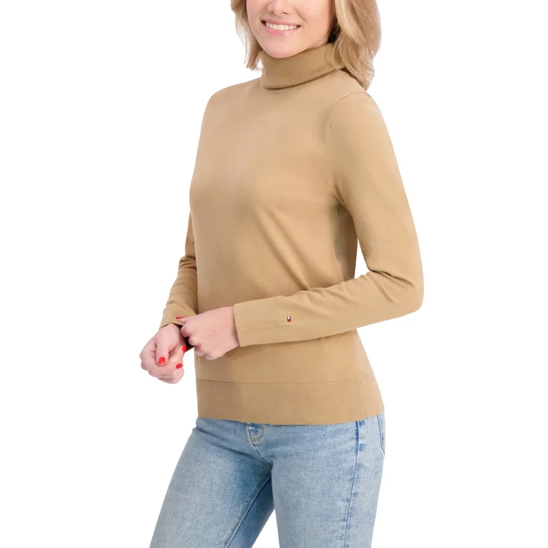 TOMMY HILFIGER - Chandail à Col Roulé pour Femme