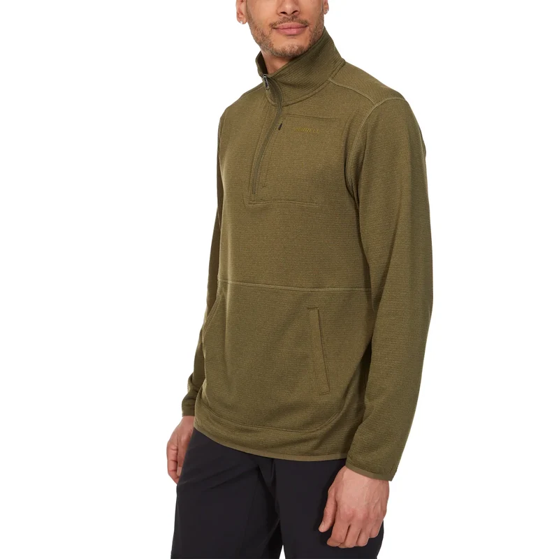 MERRELL - Chandail à Fermeture à Glissière un Quart pour Homme