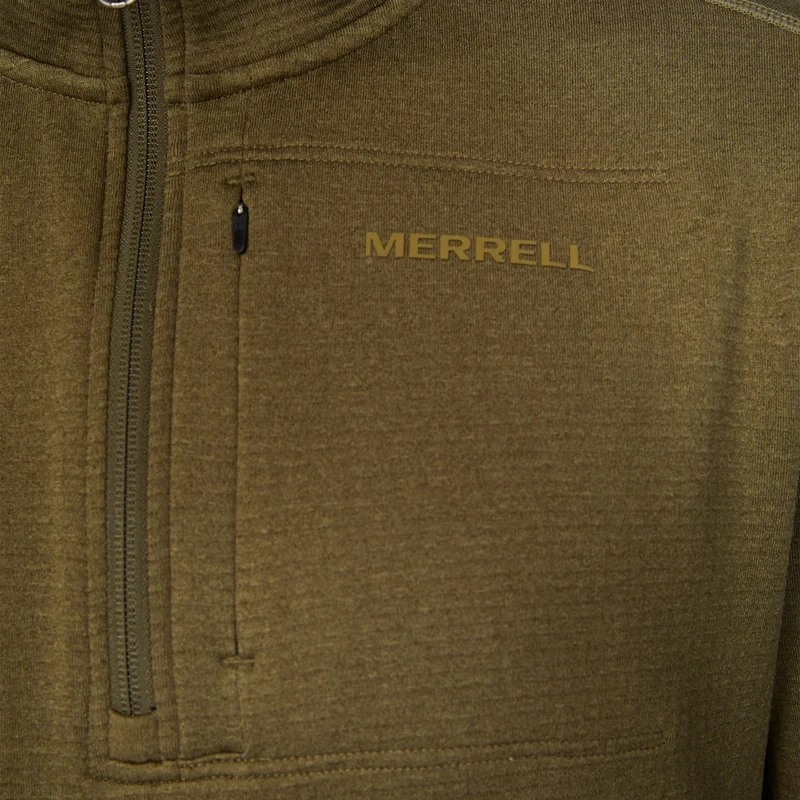 MERRELL - Chandail à Fermeture à Glissière un Quart pour Homme