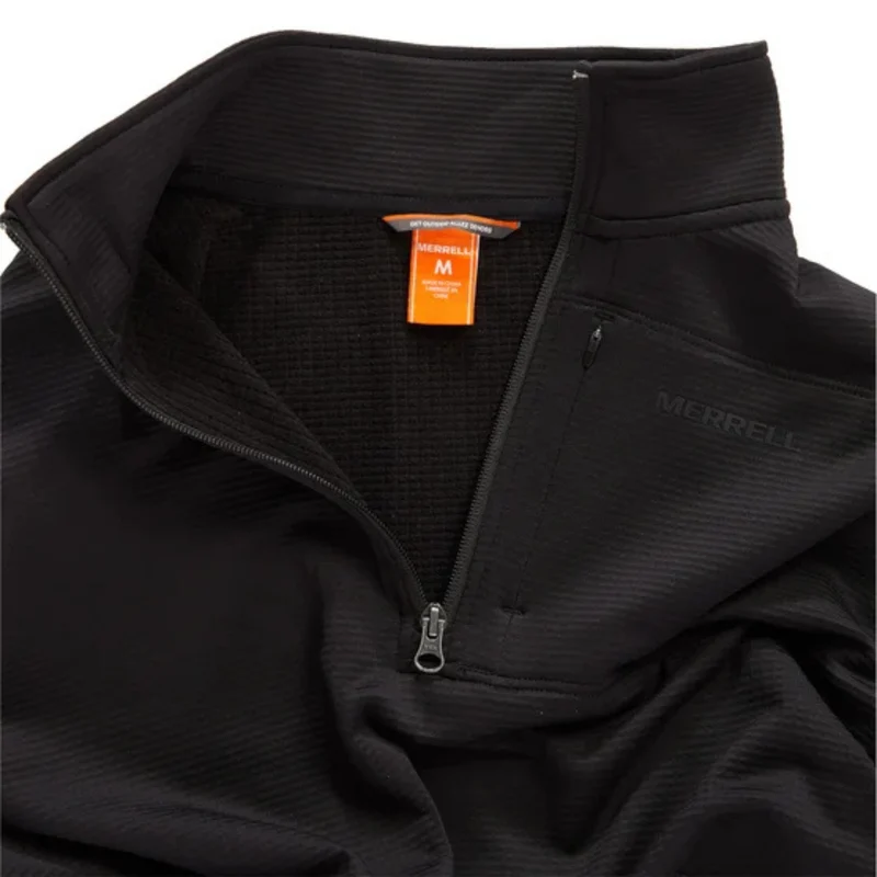 MERRELL - Chandail à Fermeture à Glissière un Quart pour Homme