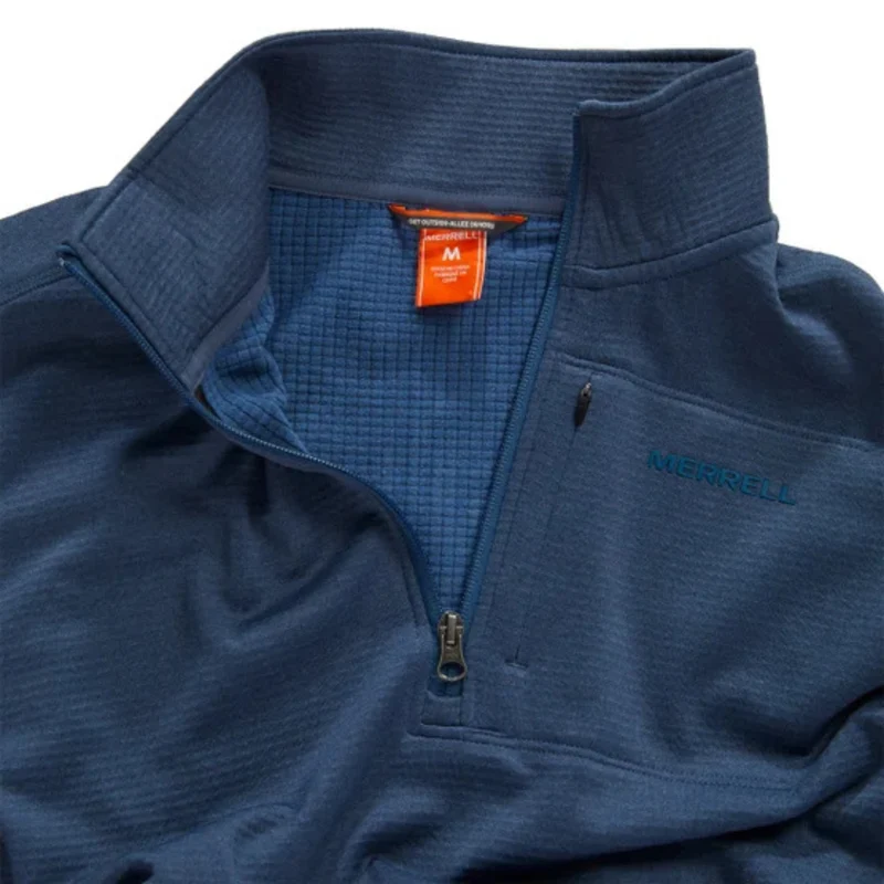 MERRELL - Chandail à Fermeture à Glissière un Quart pour Homme