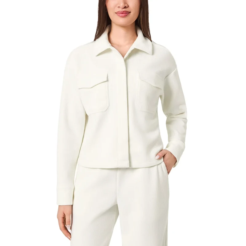 MONDETTA - Veste Courte en Velours Côtelé pour Femme