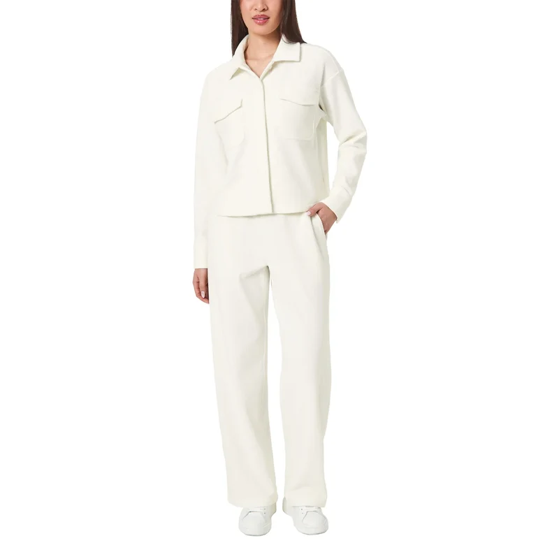 MONDETTA - Veste Courte en Velours Côtelé pour Femme