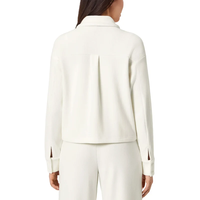 MONDETTA - Veste Courte en Velours Côtelé pour Femme