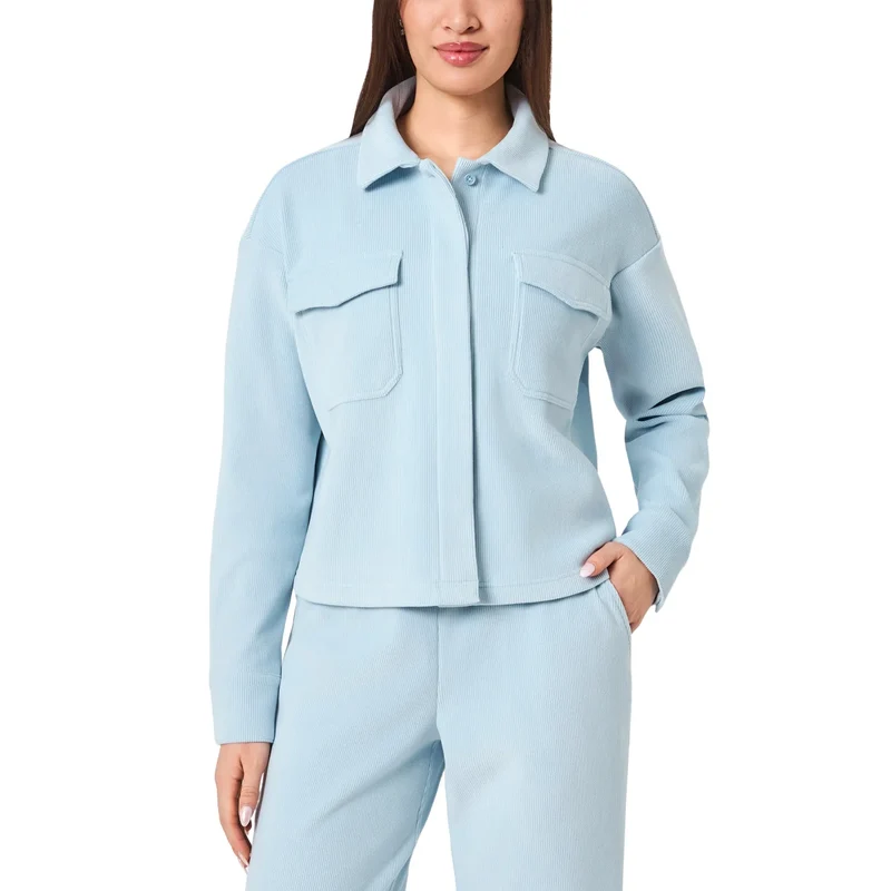 MONDETTA - Veste Courte en Velours Côtelé pour Femme