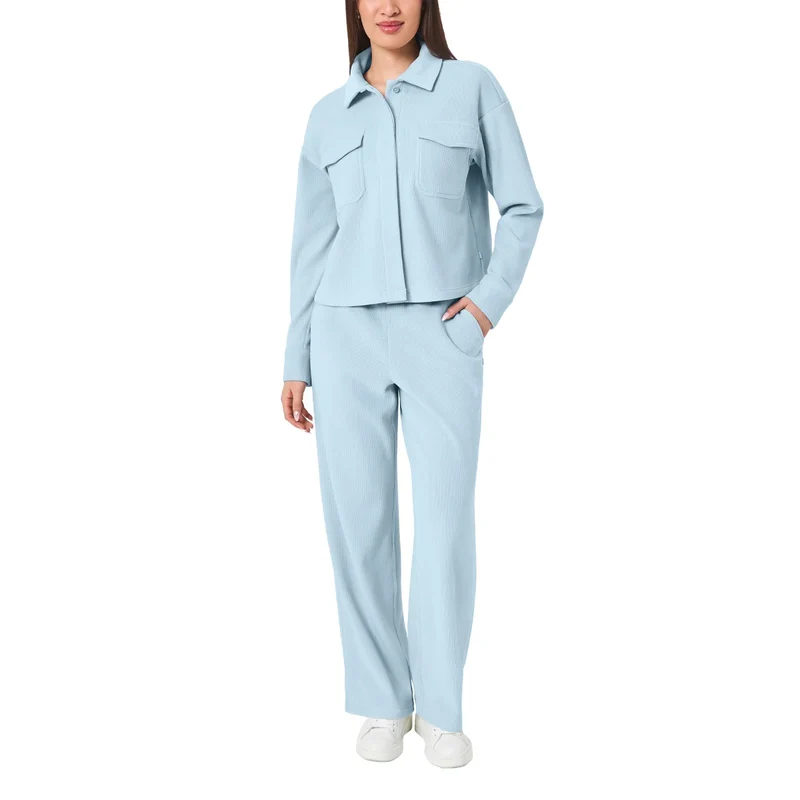 MONDETTA - Veste Courte en Velours Côtelé pour Femme