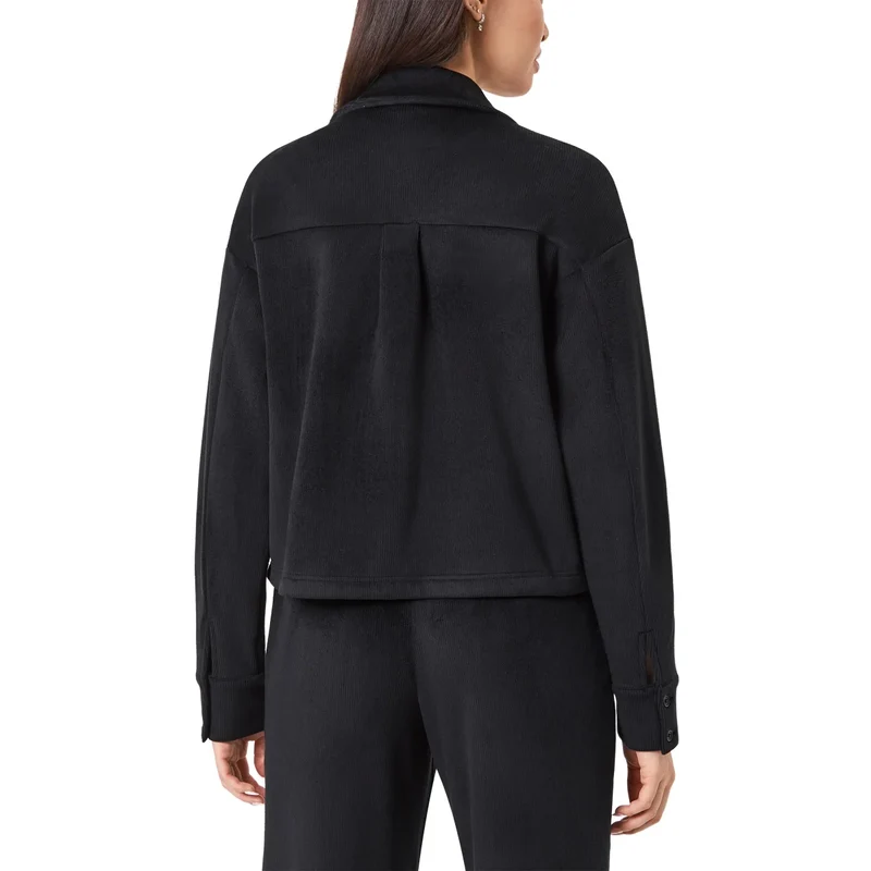 MONDETTA - Veste Courte en Velours Côtelé pour Femme