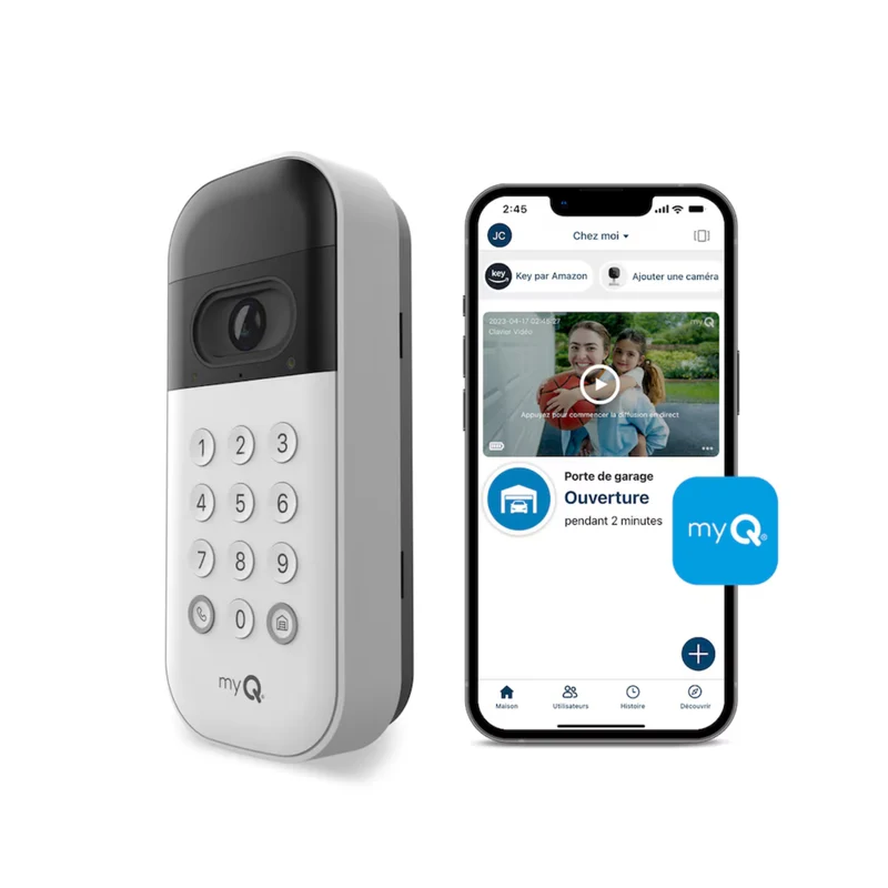 MYQ - Clavier Vidéo Smart Garage *Tel Quel*