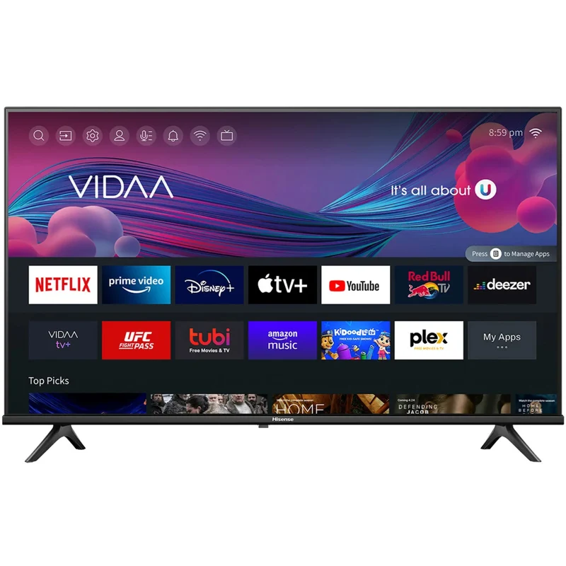 HISENSE -Téléviseur Intelligent LED HD A4KV de 32 po *Boite Ouverte*