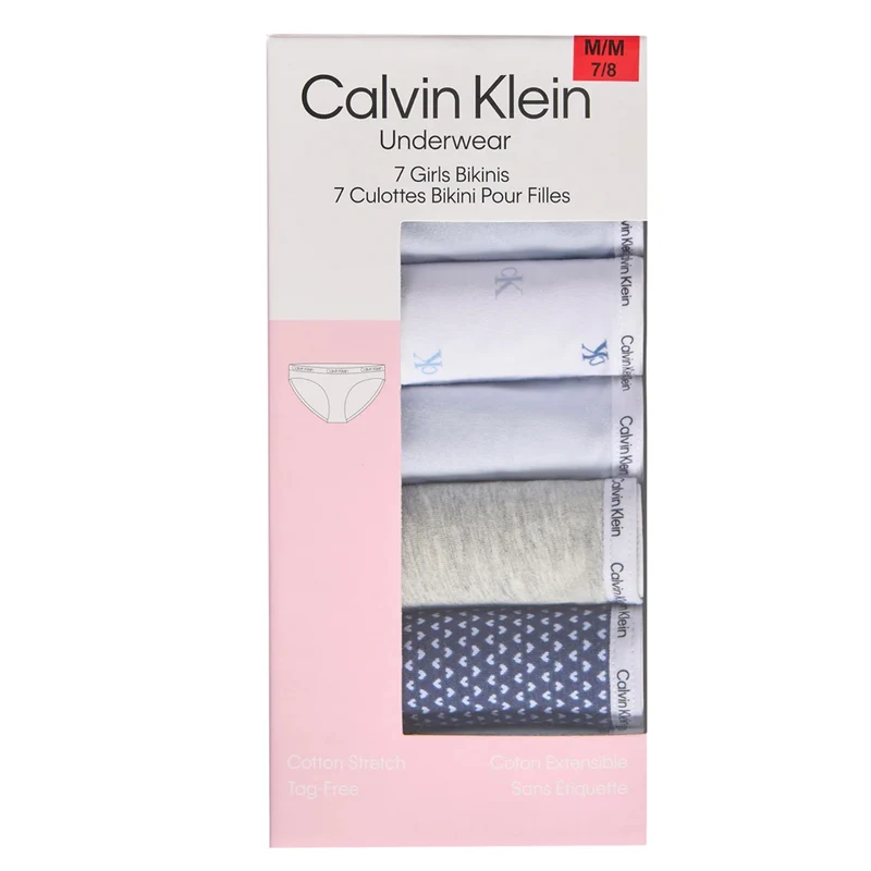 CALVIN KLEIN - Paquet de 7 Culottes pour Fille