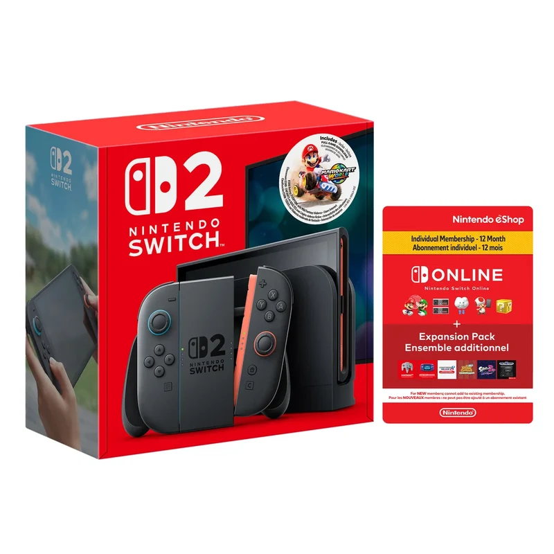 NINTENDO - Ensemble Nintendo Switch 2 avec Mario Kart World *Boite Ouverte*