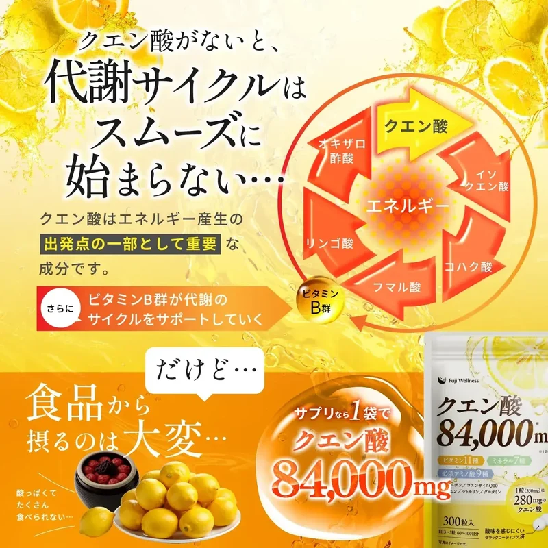 Fuji Wellness Citric Acid Multivitamin Capsules for Daily Use