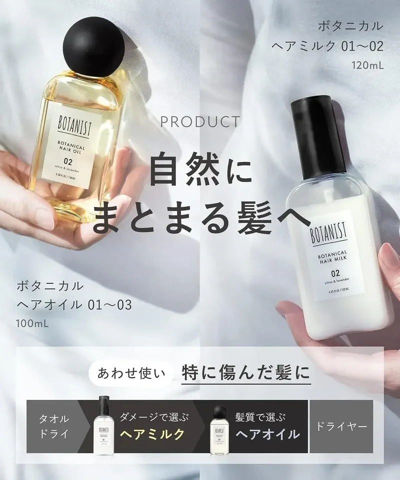 Botanist Hair Milk Smooth Hair Damage Repair Treatment 120ml