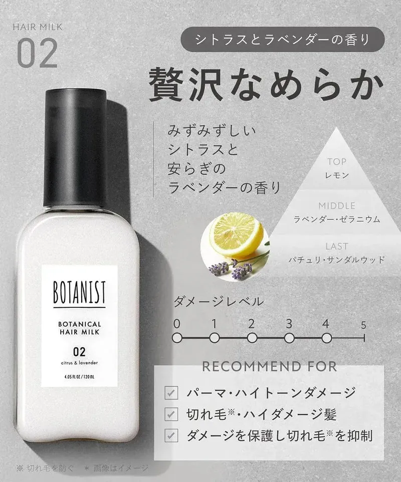 Botanist Hair Milk Smooth Hair Damage Repair Treatment 120ml