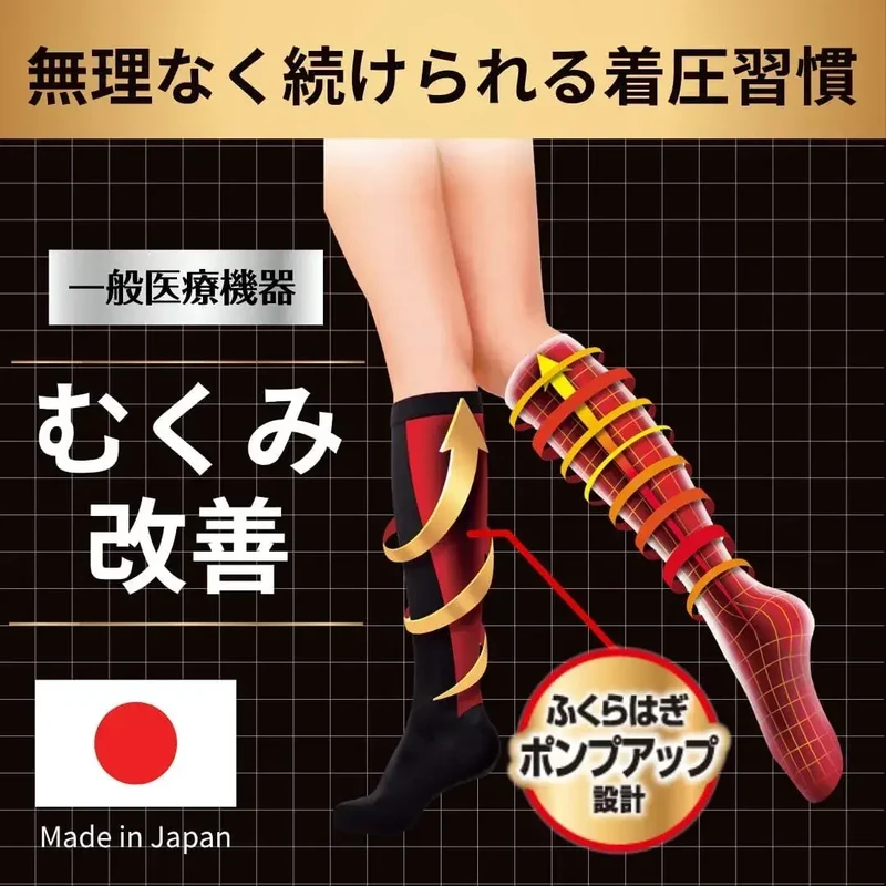 Slim Walk Medical Compression Socks for Leg Swelling & Sleeping