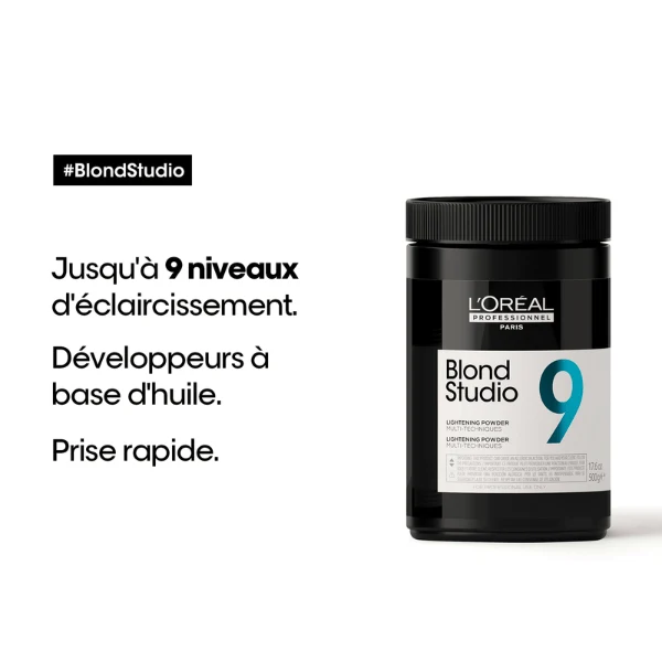 Poudre décolorante Multi-Techniques 9 Blond Studio
