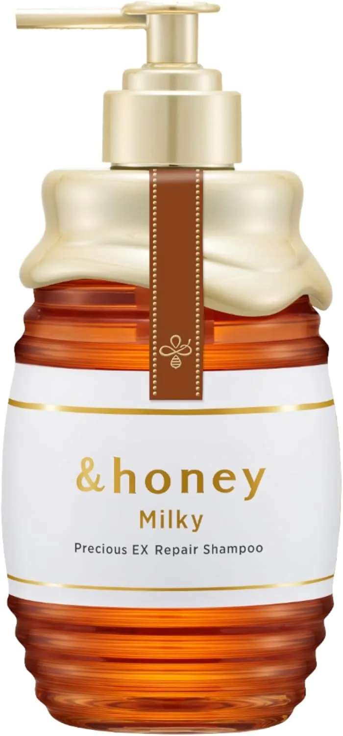 Milky Precious EX Repair Shampoo 16.9 fl oz for Moisturizing Hair &honey