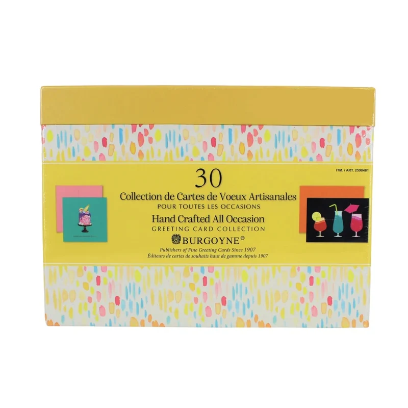 BURGOYNE - Collection de 30 Cartes de Voeux Artisanales