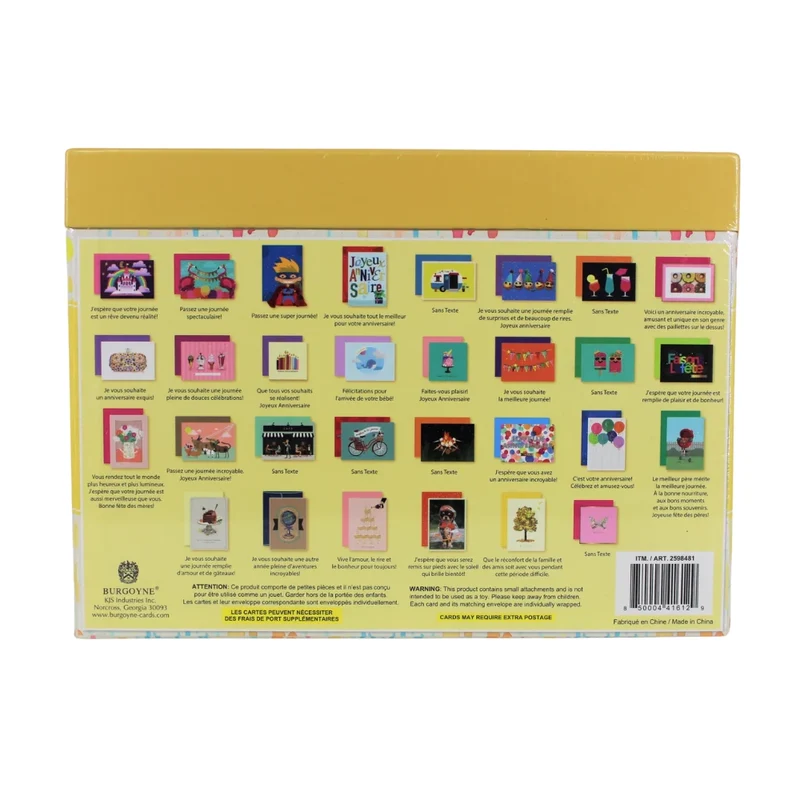 BURGOYNE - Collection de 30 Cartes de Voeux Artisanales