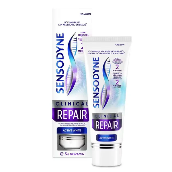 4x Sensodyne Clinical Repair Active White Tandpasta