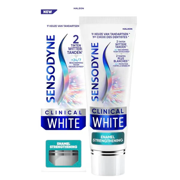 4x Sensodyne Clinical White Enamel Strenghtening Tandpasta