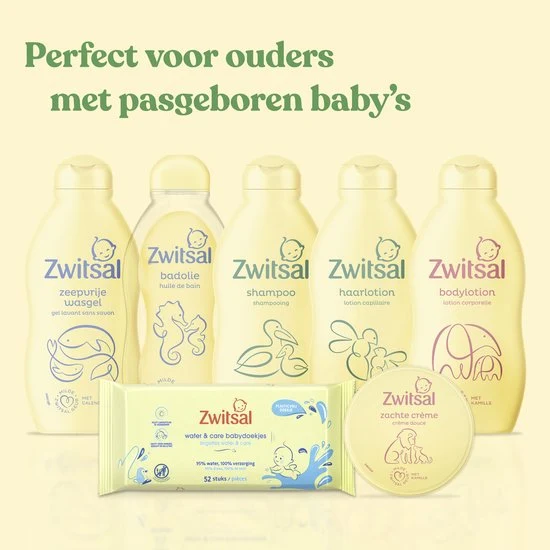 Zwitsal Startersbox - Baby - hypoallergeen, pH-huidneutraal en dermatologisch getest voor de gevoelige huid - 7-delig